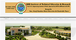 Desktop Screenshot of hjdinstitute.org